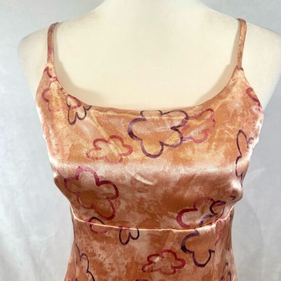 Wild Fable pink groovy retro flower print dress size small - Picture 4 of 8